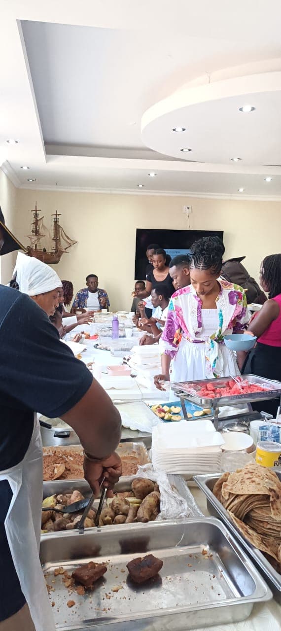 Multi-generational family reunion gathering