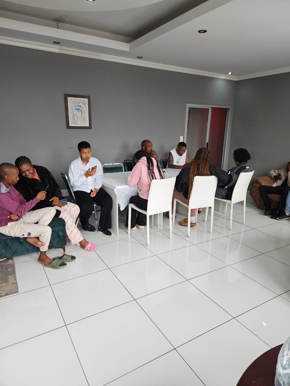 Spacious group gathering hall for celebrations and corporate events