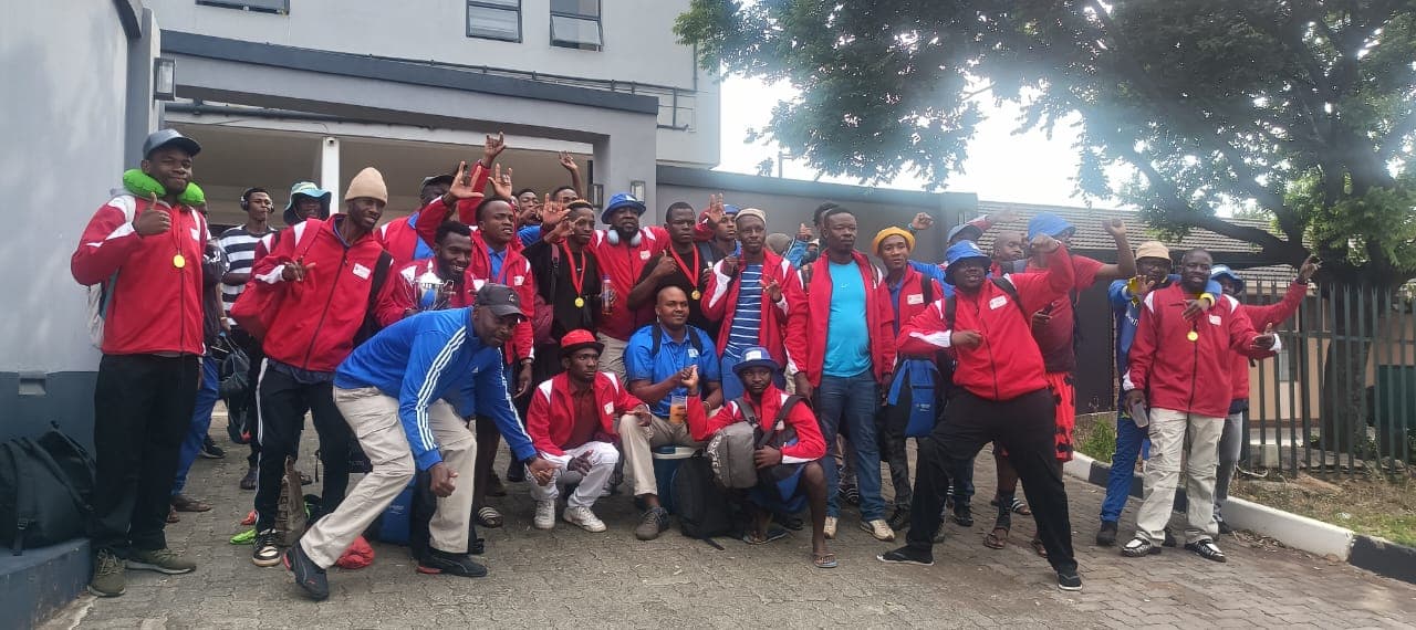 Team gathering space for sports groups