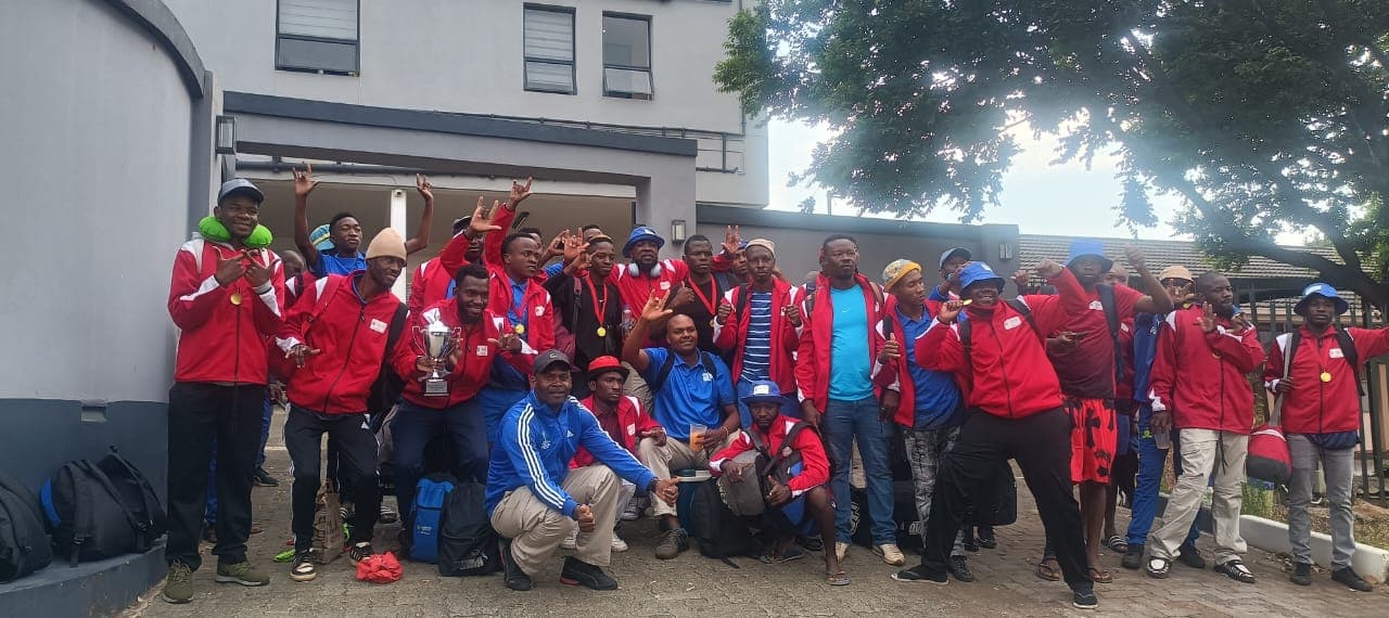 Soccer team accommodation setup